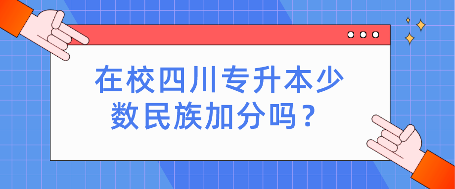 在校四川專升本少數(shù)民族加分嗎？(圖1)