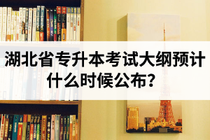 湖北省專升本考試大綱預(yù)計(jì)什么時(shí)候公布？現(xiàn)階段怎么備考比較好？