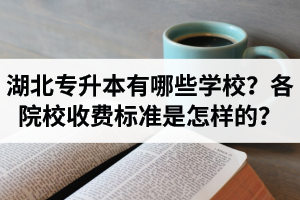 湖北專升本有哪些學(xué)校？各院校收費(fèi)標(biāo)準(zhǔn)是怎樣的？