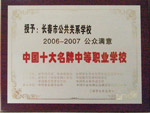 長(zhǎng)春市公共關(guān)系學(xué)?！W(xué)校榮譽(yù)