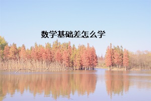 數(shù)學(xué)基礎(chǔ)差怎么學(xué)