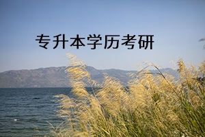 專升本學(xué)歷考研