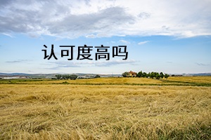 認(rèn)可度高嗎 認(rèn)可度高嗎