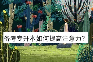 備考專升本如何提高注意力 備考專升本如何提高注意力