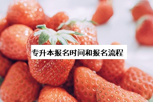 專升本報名時間和報名流程 專升本報名時間和報名流程