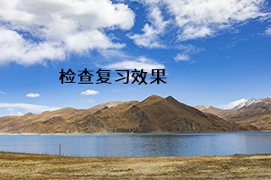 檢查復(fù)習(xí)效果 檢查復(fù)習(xí)效果